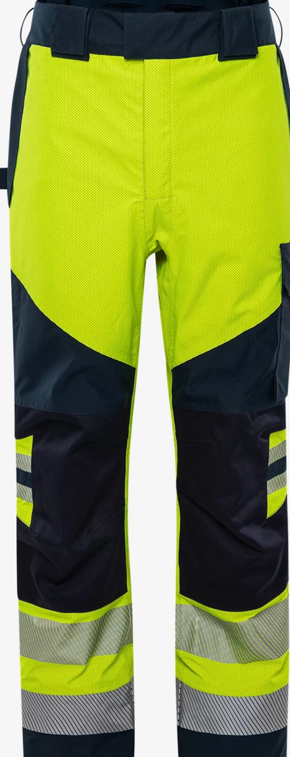 Online Fristads Flamstat HiVis GORE-TEX PYRAD® Skalbukser Kl. 2 2095 GXE Hi-Vis gul/Marine - 171